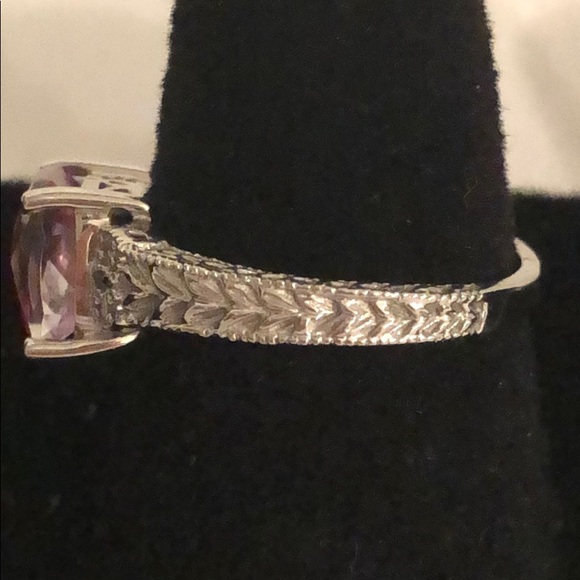 Pink topaz ring - Picture 3 of 5